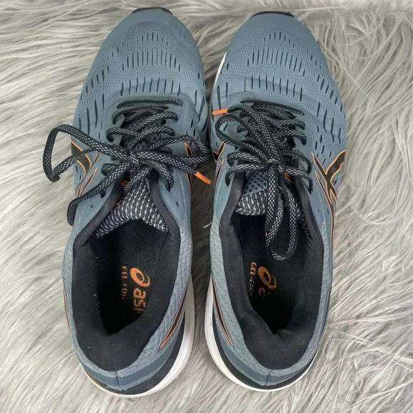 Asics Gel-Cumulus 20 Mens Size 12 Shoes Blue Orange Running Sneakers - Picture 10 of 11